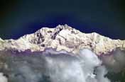 Tet nejvy vrchol svta - Kanchendzonga (8586 m). Indie.