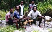 Domorodci z vesnice Wamerek. Baliemsk dol. Papua,  Indonsie.