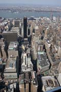 Pohled z Empire State Building, Manhattan, New York. Spojen stty americk.