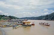 River harbor at Kapit town. Malaysia.