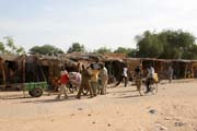 Ulice ve mst Agadez. Niger.