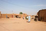 Ulice v poutnm mst Agadez. Niger.