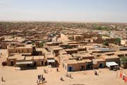Pohled na poutn msto Agadez. Niger.