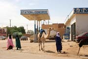 Benznov stanice ve msto Agadez. Niger.