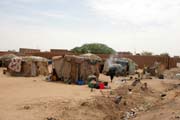 Koovnci ijc na okraji msta Agadez. Niger.
