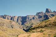 Amphhiteater, Royal Natal Nrodn park, Drakensberg. Jihoafrick republika.