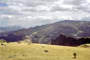 Simiensk hory. Pohled smrem na Bwahit. Sever, Etiopie.