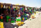 Trh v Aksumu. Etiopie.